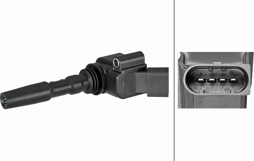 HELLA 5DA 358 101-581 - Ignition Coil car-mod.net