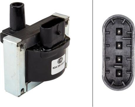 HELLA 5DA 230 035-031 - Ignition Coil car-mod.net