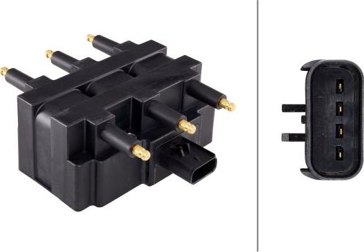 HELLA 5DA230035-741 - Ignition Coil car-mod.net