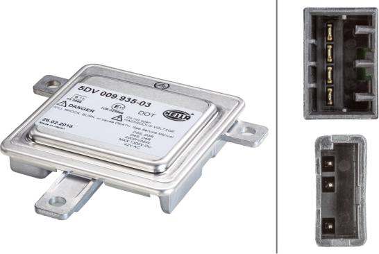 HELLA 5DV 009 935-031 - Ballast, gas discharge lamp car-mod.net