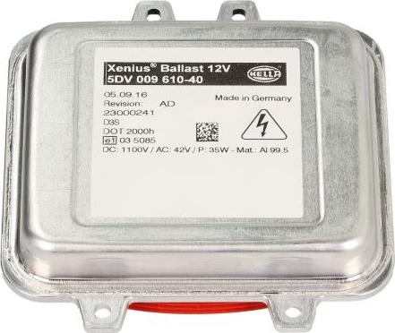 HELLA 5DV 009 610-401 - Ballast, gas discharge lamp car-mod.net