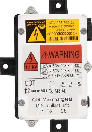 HELLA 5DV 008 856-001 - Ballast, gas discharge lamp car-mod.net
