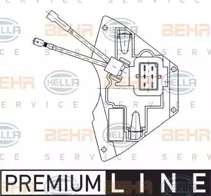 HELLA 5HL 351 321-171 - Regulator, passenger compartment fan car-mod.net