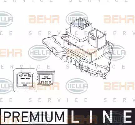HELLA 5HL 351 321-231 - Regulator, passenger compartment fan car-mod.net