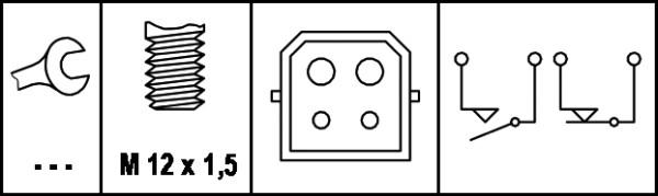HELLA 6DD 008 622-351 - Brake Light Switch / Clutch car-mod.net