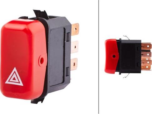HELLA 6HH 004 175-021 - Hazard Light Switch car-mod.net