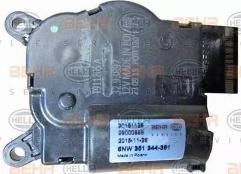 HELLA 6NW 351 344-381 - Control, blending flap car-mod.net