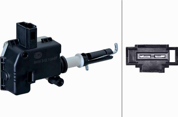 HELLA 6NW 312 100-071 - Actuator, central locking system car-mod.net