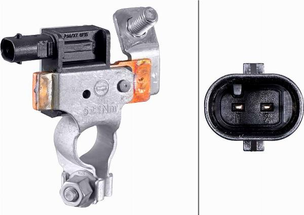 HELLA 6PK 010 557-361 - Sensor, battery management car-mod.net