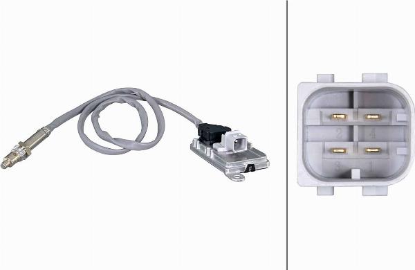 HELLA 6PN 358 186-501 - NOx Sensor, urea injection / catalyst car-mod.net