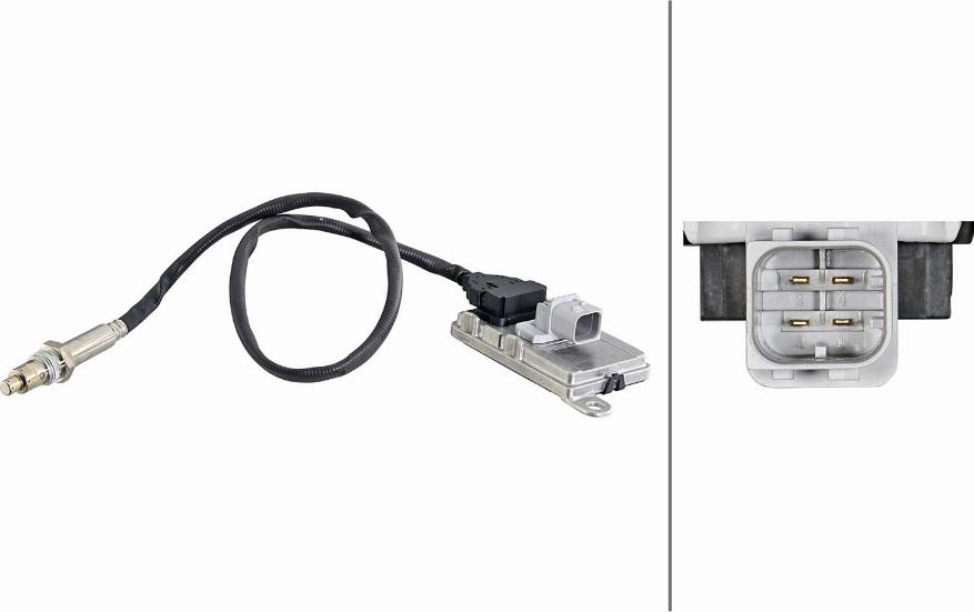 HELLA 6PN 358 186-861 - NOx Sensor, urea injection / catalyst car-mod.net