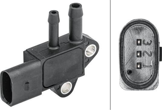 HELLA 6PP 009 409-011 - Exhaust pressure Sensor car-mod.net
