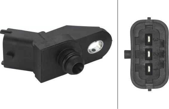 HELLA 6PP 009 400-451 - Sensor, boost pressure car-mod.net