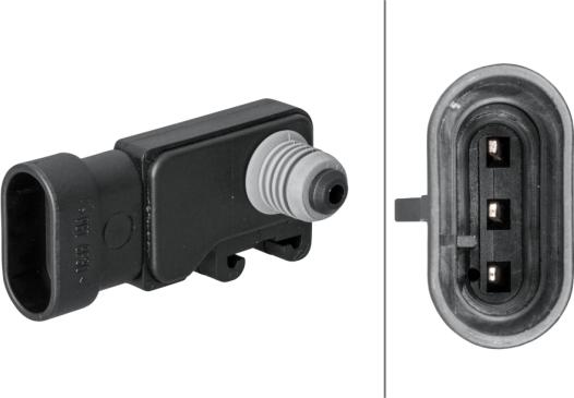 HELLA 6PP 009 400-011 - Sensor, boost pressure car-mod.net