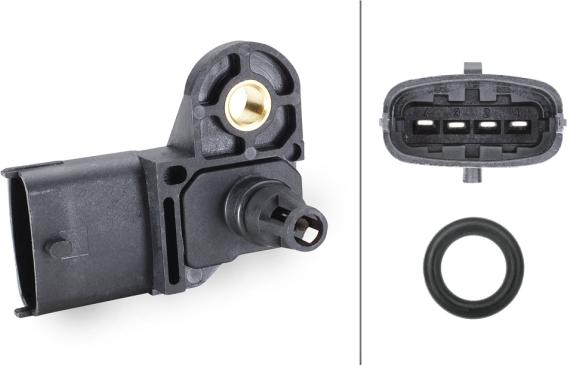 HELLA 6PP 009 400-291 - Sensor, boost pressure car-mod.net
