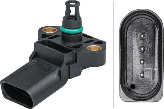 HELLA 6PP 009 403-341 - Sensor, boost pressure car-mod.net