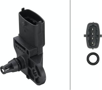 HELLA 6PP 013 400-001 - Sensor, intake air temperature car-mod.net