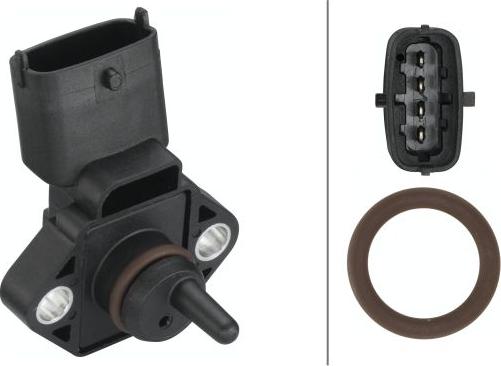 HELLA 6PP 013 400-011 - Sensor, intake air temperature car-mod.net