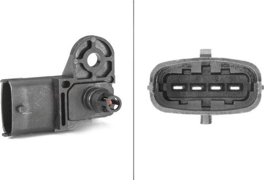 HELLA 6PP 013 112-251 - Sensor, boost pressure car-mod.net