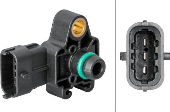 HELLA 6PP 358 152-091 - Sensor, boost pressure car-mod.net