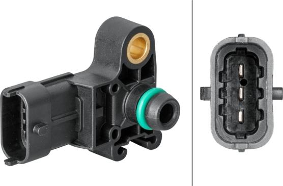 HELLA 6PP 358 152-041 - Sensor, boost pressure car-mod.net
