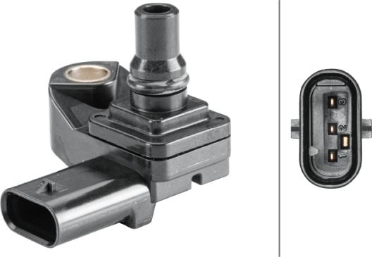 HELLA 6PP 358 152-391 - Sensor, boost pressure car-mod.net