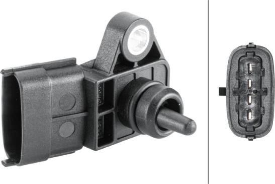 HELLA 6PP 358 152-311 - Sensor, boost pressure car-mod.net