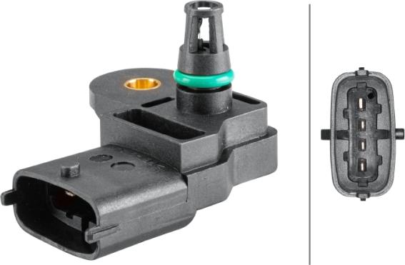 HELLA 6PP 358 152-321 - Sensor, boost pressure car-mod.net
