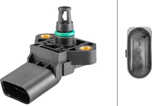 HELLA 6PP 358 152-251 - Sensor, boost pressure car-mod.net