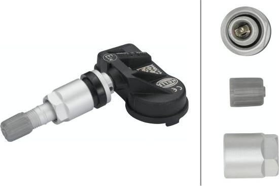 HELLA 6PP 358 139-041 - Wheel Sensor, tyre pressure control system car-mod.net