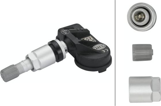 HELLA 6PP358139-161 - Wheel Sensor, tyre pressure control system car-mod.net