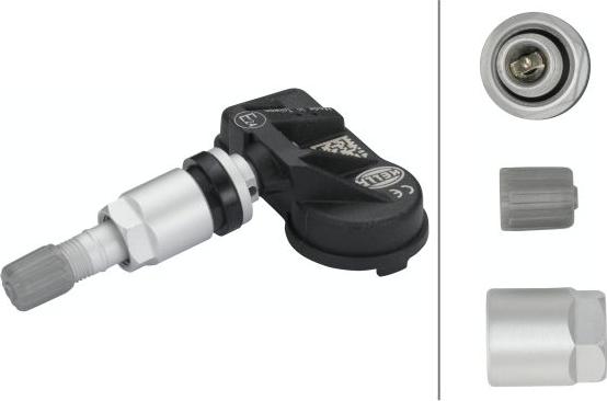 HELLA 6PP 358 139-261 - Wheel Sensor, tyre pressure control system car-mod.net
