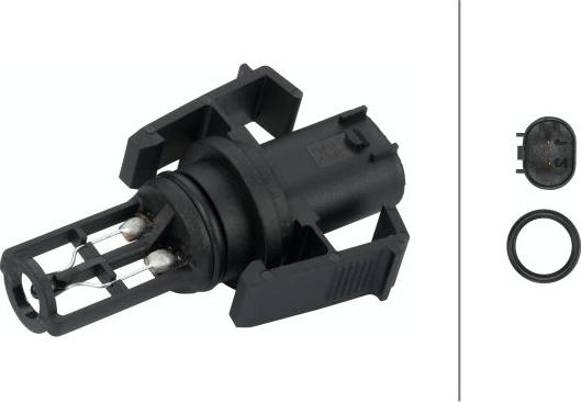 HELLA 6PT 009 109-291 - Sensor, intake air temperature car-mod.net