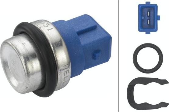 HELLA 6PT 009 107-551 - Coolant temperature Sensor car-mod.net