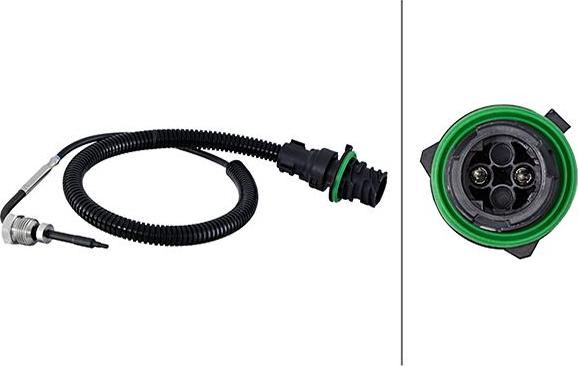 HELLA 6PT 358 181-981 - Sensor of exhaust gas Temperature car-mod.net