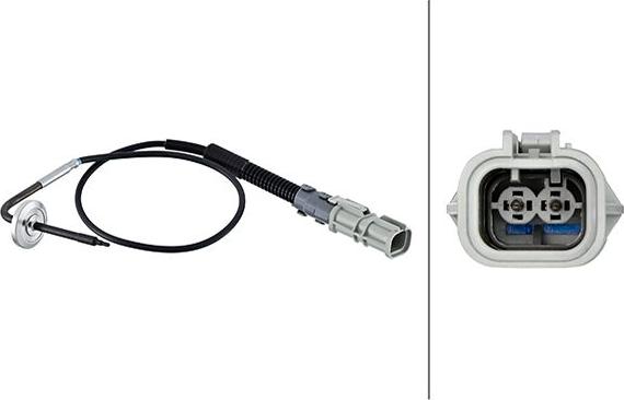 HELLA 6PT 358 181-851 - Sensor of exhaust gas Temperature car-mod.net