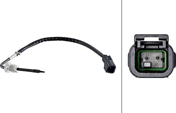 HELLA 6PT 358 181-811 - Sensor of exhaust gas Temperature car-mod.net