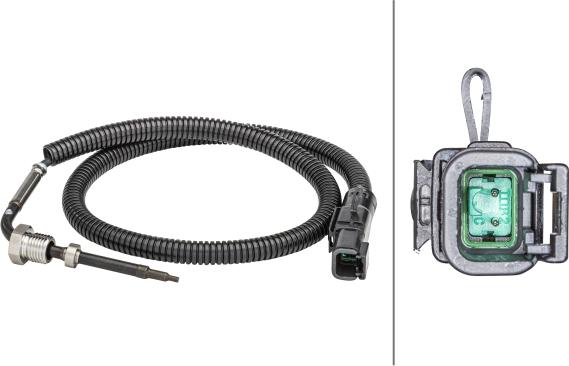 HELLA 6PT 358 181-361 - Sensor of exhaust gas Temperature car-mod.net