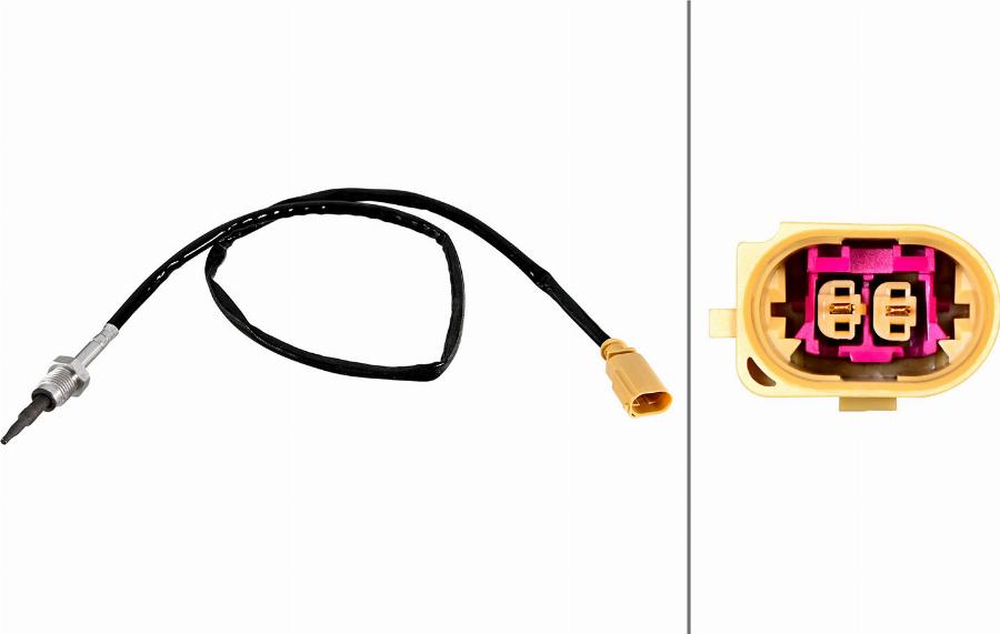 HELLA 6PT 358 226-301 - Sensor of exhaust gas Temperature car-mod.net
