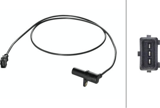 HELLA 6PU 009 146-081 - Crankshaft position sensor, RPM car-mod.net