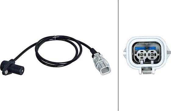 HELLA 6PU 009 169-171 - Crankshaft position sensor, RPM car-mod.net