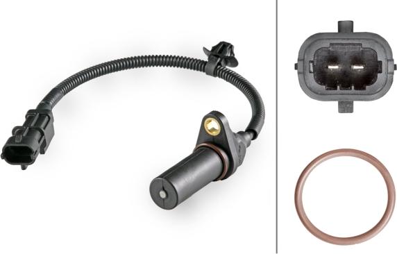 HELLA 6PU 009 168-351 - Crankshaft position sensor, RPM car-mod.net