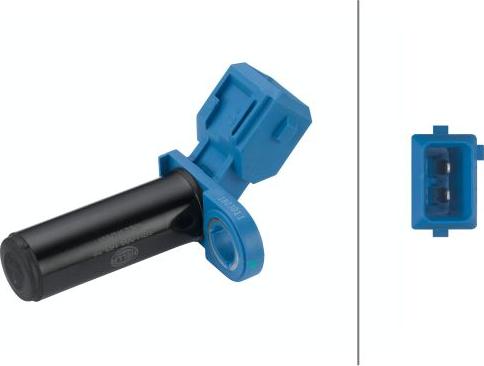 HELLA 6PU 009 163-261 - Crankshaft position sensor, RPM car-mod.net