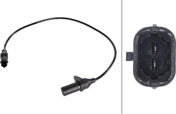 HELLA 6PU 009 167-331 - Crankshaft position sensor, RPM car-mod.net