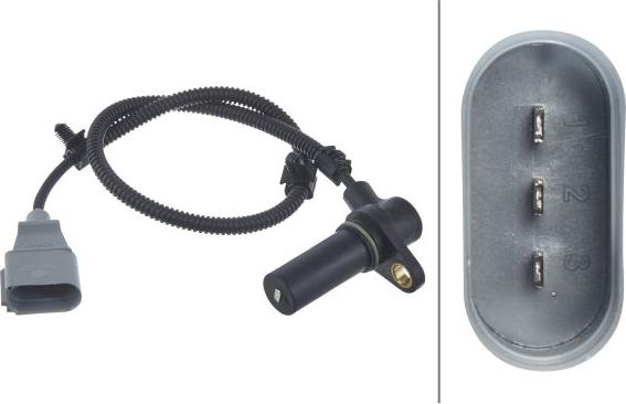 HELLA 6PU 009 167-251 - Crankshaft position sensor, RPM car-mod.net