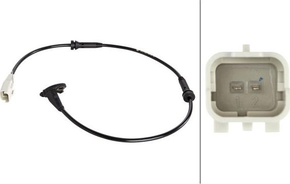 HELLA 6PU 009 106-361 - ABS sensor, wheel speed car-mod.net
