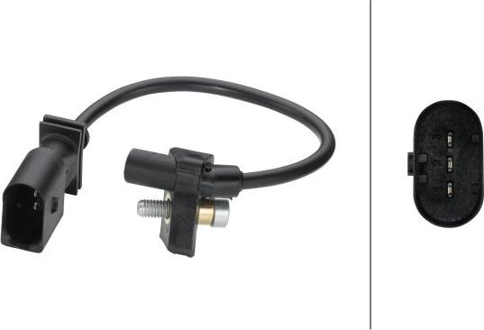 HELLA 6PU 013 122-041 - Crankshaft position sensor, RPM car-mod.net