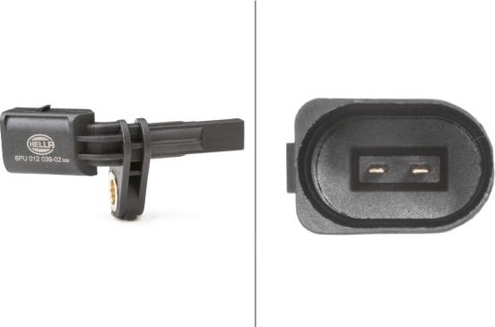 HELLA 6PU 012 039-021 - ABS sensor, wheel speed car-mod.net
