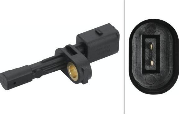 HELLA 6PU 012 039-771 - ABS sensor, wheel speed car-mod.net