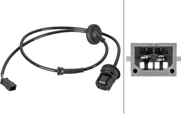 HELLA 6PU 012 806-901 - ABS sensor, wheel speed car-mod.net